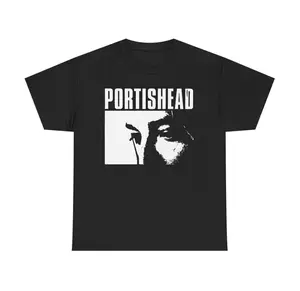 Portishead Retro 1997 Tour T-Shirt - Portishead Shirt, Vintage Rock Shirt, Trip hop Band, Unisex Heavy Cotton Tee