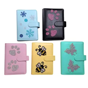 Rhinestone Planner - 6 Ring Organizers Size A6 - Customizable Pages