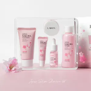 Sakura Skincare Set, Facial Care Collection for Hydration and Radiance, Moisturizing Skin Care Kit for Women