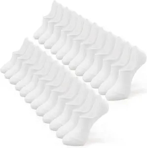 IDEGG No Show Socks Women 12 Pairs Casual Low Cut Anti-slid Athletic Socks with Non Slip(12*White) Womenswear Underwear Comfort  Basic Minimalist #springtok