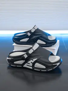 New Summer Style for Men, Lightweight Sporty Men's Cool Slippers, Shock-Absorbent and Foot-Protecting, Suitable for Gym Training and Daily Wear