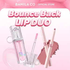 [NEW] BANILA CO Bounce Back Lip Duo | 2-Step Lip Sculpt & Volume Kit | Instant Plumper & Liner for Fuller, Defined Lips (Volume Lip Plumper Maxi + Smudging Lip Liner)
