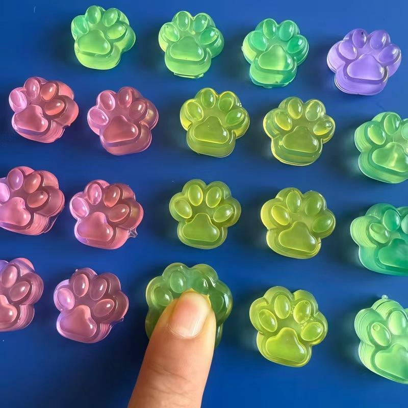 Cartoon Cat Paw Soft Squishy Toy Portable Anxiety Decompression Toy..