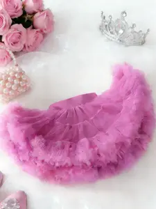 Girls Elegant Tulle Puff Skirt, Tutu Skirt, Cute Romantic Design for Parties, Soft Comfortable Fabric for All Seasons