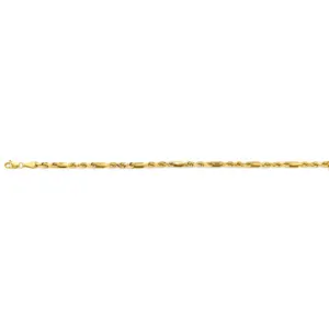 3.5mm Hollow Milano Chain 14K