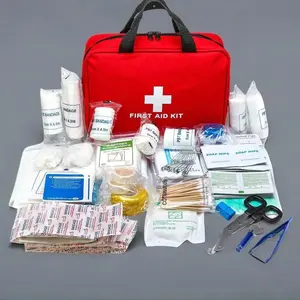 Outdoor First Aid Kit Set, Camping Essentials, Self-Care, Hunting Hiking Camp Portable Bag, Multi-Purpose Emergency Supplies, Medical Accessories