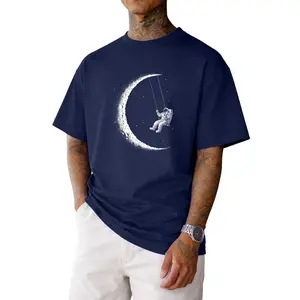 Galaxy Explorer Men’s T-Shirt – Outer Space Moon and Star Astronomy Design