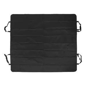 Water Resistant Dog Car Seat Cover 56"X53" Oxford Cloth Black