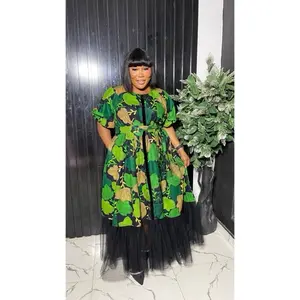 Ivy Free Size Stylish Ankara African dress