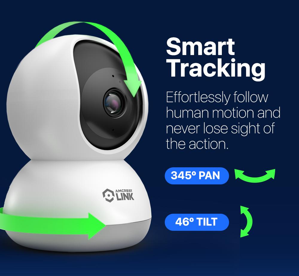 Amcrest Link 4MP WiFi Camera AL-P401W with Human Detection, Motion-Tracking, 2-Way Audio, 30ft Night Vision, Built-in Siren, Safety Monitoring Amcrest Link 4MP WiFi Camera AL-P401W with Human Detection, Motion-Tracking, 2-Way Audio, 30ft Night Vision, Built-in Siren, Safety Monitoring