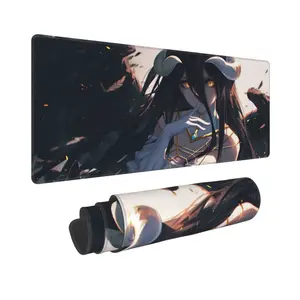 Elegant Albedo Overlord Mouse Pad 11.8×31.5 in – Large Anti-Slip Desk Mat for Anime & Gaming Fans