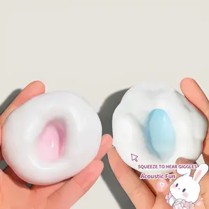 Shapeable Vacuum Squishies Sand Ball Grape Stress Ball Stress Relief Noisy Ball Desktop Squeezing Soothing Toy Birthday Gift
