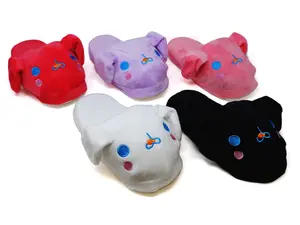 Cute Animal Bunny Interactive Slipper Pop Ears House Shoes Round Toe Comfortable Indoor Outdoor Closed Toe Warm Slippers for Daily Wear with Playful Pop Ears