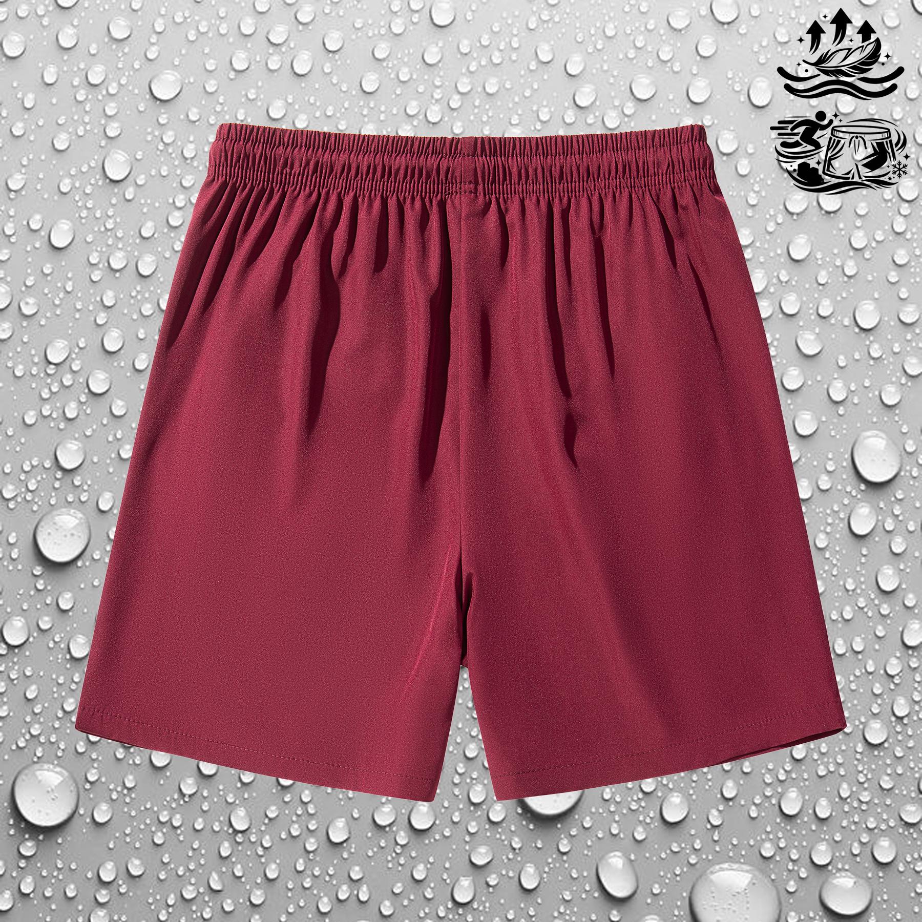 Men's 2 Pack Athletic Running Shorts Quick Dry Moisture Wicking Lightweight Breathable Workout Gym Shorts with Zipper Pockets Stretchy Waist for Jogging Hiking Outdoor Sports Training Casual Daily Wear Active Performance Shorts