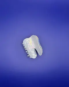 Small Pearly White Tooth Claw Hair Clip