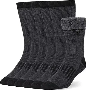 3 Pairs Merino Wool Socks  Warm Thermal Winter Socks for Men & Women | Thick, Cozy, Breathable Wool Socks for Cold Weather, Hiking & Everyday Comfort