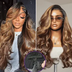 Luvme All-Day Comfort™ Wig Blonde Ombre Highlight Loose Body Wave Glueless 7x6 Closure HD Lace Wig Pre-Cut Lace Wig