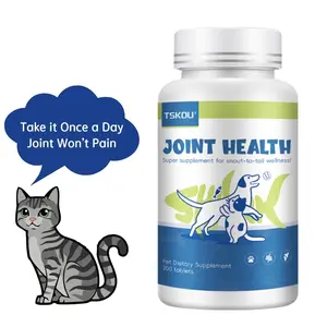 TSKOU High Potency Pet Joint Supplement Shark Chondroitin for Mobility Support for Dogs and Cats Hip and Joint Health