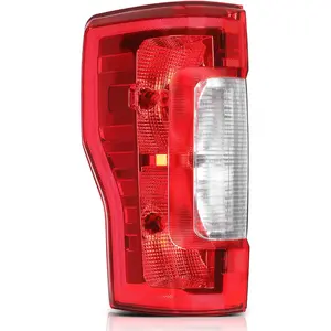YITAMOTOR Tail Light Assembly Compatible With 2017 2018 2019 Ford F250 F350 Super Duty Red Clear Lens Taillights Replacement car  led  lights  reflectors Headlight