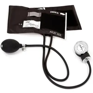 Basic Adult Aneroid Sphygmomanometer – Blood Pressure Cuff with Stethoscope, Durable & Accurate