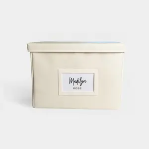 The Forever Files Fireproof Keepsake Box - Children's Memory Box Fire & Water Protection + Personalized Baby Shower Gift