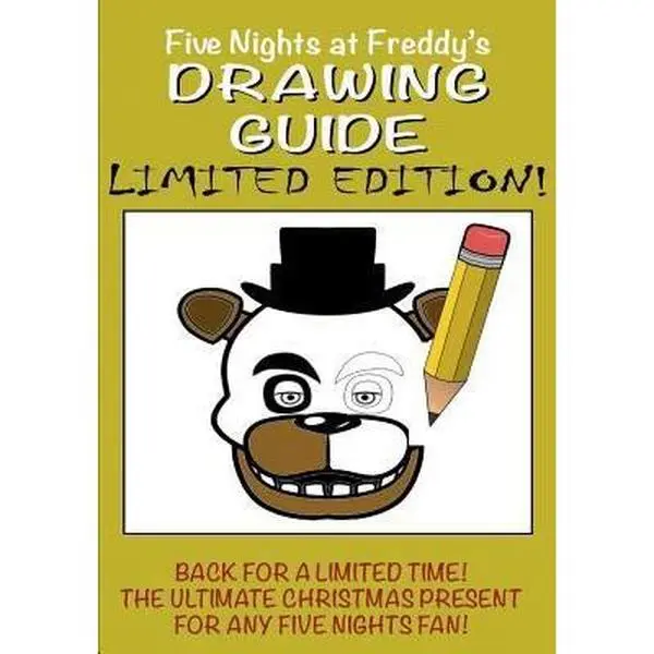 USED Book - Five Nights at Freddy's Drawing Guide - Limited Edition: Avaliable for a Limited Time Only! Learn How to Draw All Your Favorite Characters, Including by Walter Gutenberg (Paperback) - english