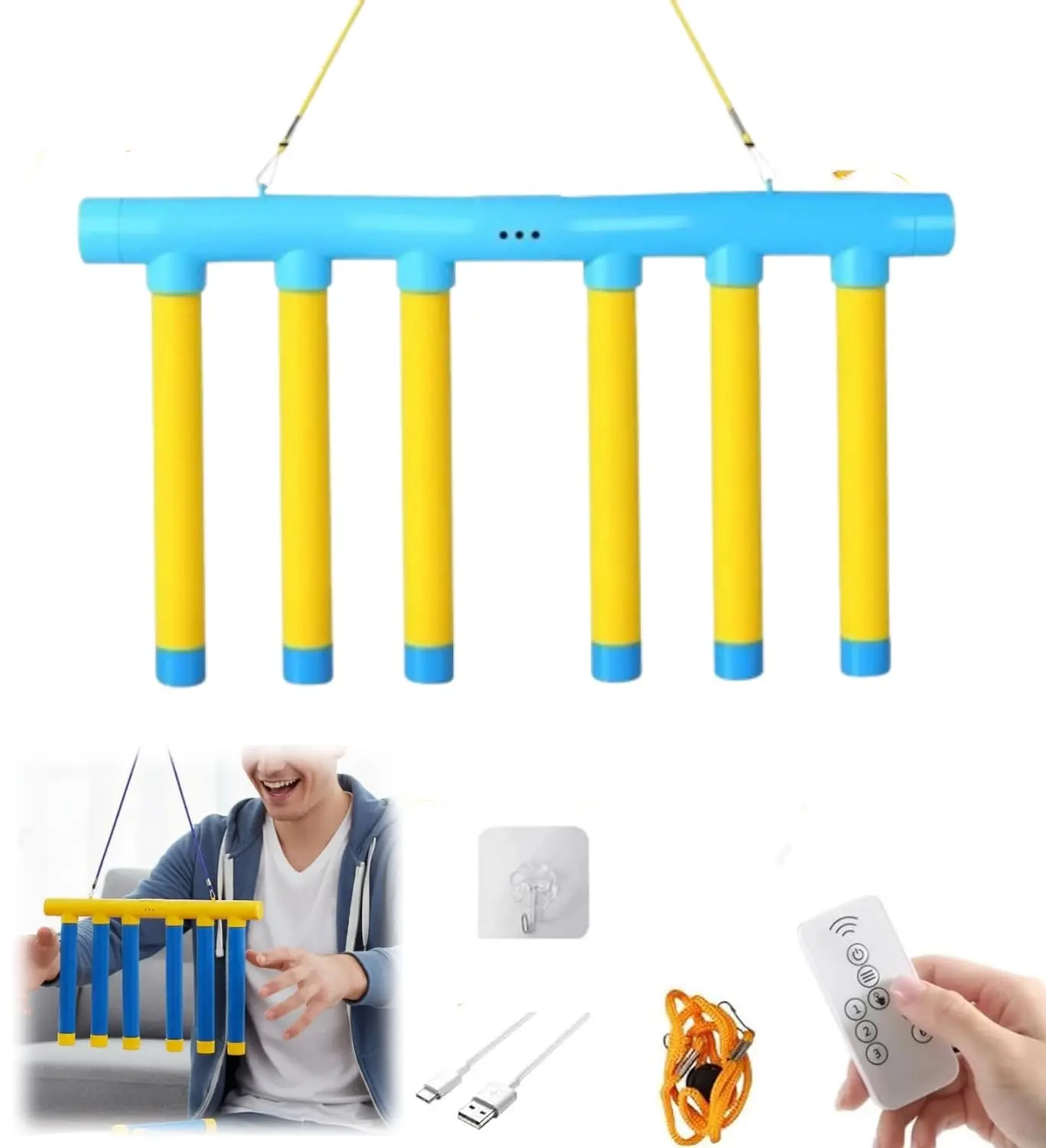2026 New Reflective Drop Stick Challenge Game – 3 Adjustable Speed Modes, Hand-Eye Coordination & Reflex Training, Fun Catching Game for All Ages