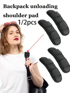 1pc/2pcs Backpack Shoulder Pads, Thickened Replacement Cushions, Suitable for Business Bags, School Bags, Hiking Backpacks, Comfortable Design