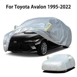 Car Cover, 190T Car Cover with Reflective Warning Strip, Sunproof & Dustproof & Anti-scratch Car Cover for Toyota Corolla 1995-2022