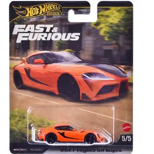 Hot Wheels 2021 Toyota GR Supra Fast and Furious 1/64 Diecast Car Model Kit Collectible Item