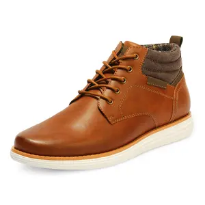 Bruno Marc [GRAND-HIGH] Men's Mid Top Chukka Sneaker Lace Up Dress Boot Walking Shoes