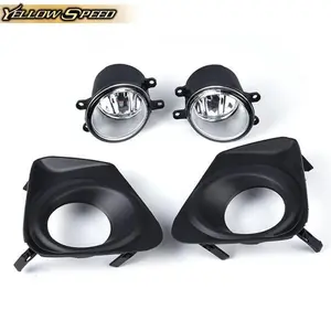 Fit For 2011-13 Toyota Corolla Clear Lens Bumber Driving Fog Light+ Bezel+Switch