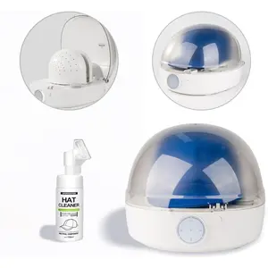 Automatic Cap Cleaner with steam and Dry,steam Cleaning&Ironing and Drying for Bucket Baseball Cap,hat Cleaner&Dryer for Trucker hat etc.-