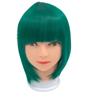 Green Bob Wig (Each)