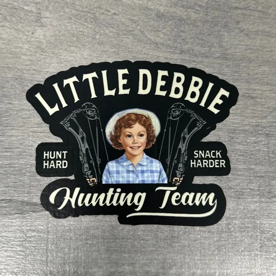 Little Debbie Hunting Team Decal Hoyt Edition 3.3”x4.3”