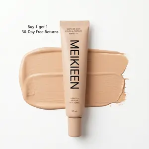 Foundation for Women – Instantly Adapts to Your Skin Tone – Buildable Light-to-Medium, Medium Dark-to-Dark, Coverage – 12-Hour Wear – Natural Dewy Finish luxe color