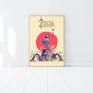 The Legend of Zelda Poster, Breath of the Wild, Game poster