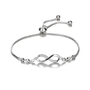 Unisex Casual Infinity Heart Bolo Bracelet - Adjustable, Symbol of Forever Bond, Ideal Anniversary Gift for Eternal Connection