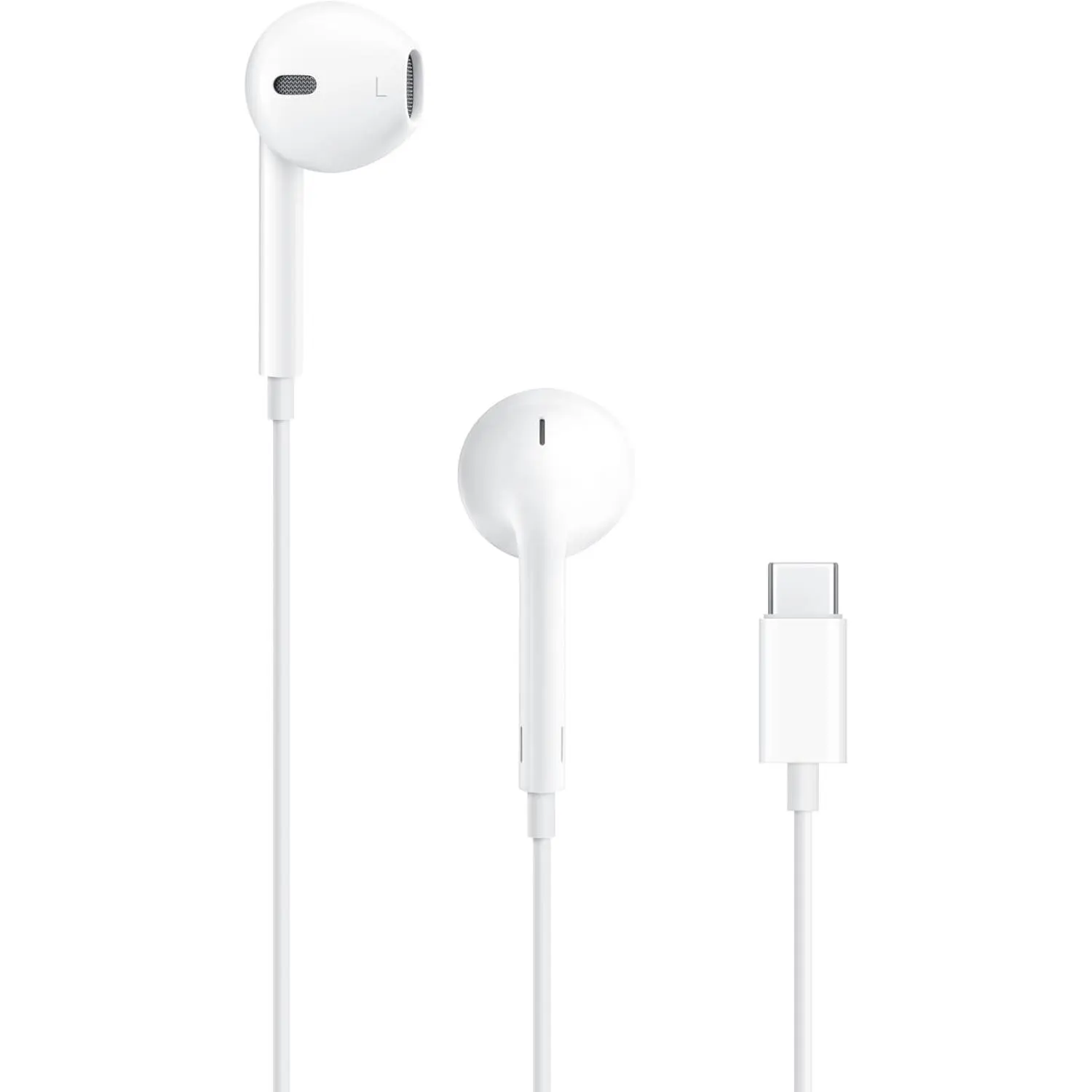 EarPods Headphones with USB-C Plug, Wired Ear Buds with Built-in Remote to Control Music, Phone Calls, and Volume