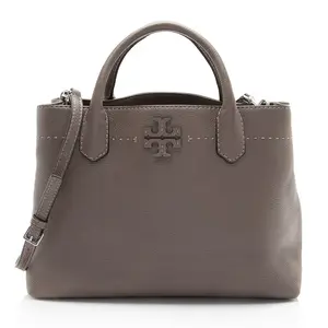 Pre-owned Tory Burch Leather Tote Bags McGraw Triple Compartment Tote
