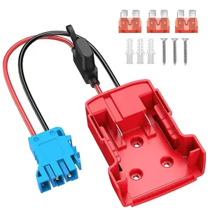 Power Wheels Adapter compatible Battery with Wire Harness Connector 12AWG Wire with 40A Fuse compatible Peg-Perego Newway
