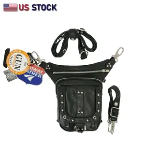 Leather Thigh Bag – Practical and Stylish Drop Leg Bag  Waist Bag Fanny Pack Messenger Bag