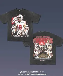 [Sale up to 30%] 2 SIDES VINTAGE OHIO STATE BUCKEYES 24-25 CHAMPIONS 1.1 T-SHIRT, GIFT FOR FAN, GIFT FOR HER, GIFT FOR HIM