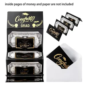 1Pc Graduation Season Gift,  Creative Money Holder with Gift Box, 1 Count Graduation Greeting Card, Party Supplies for Graduation Ceremony, Party Favor, Graduation Gifts