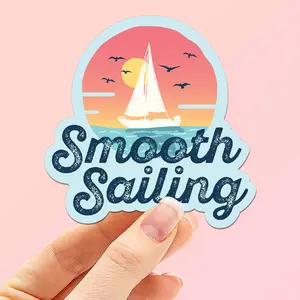 Smooth Sailing Boat Sticker