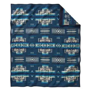 Pendleton Unisex Chief Joseph Jacquard Aegean Blanket Twin - Zd411-53157