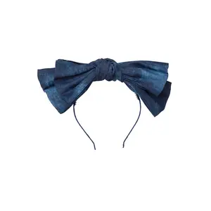 Floppy Denim Headband - Invisible Tye Dye