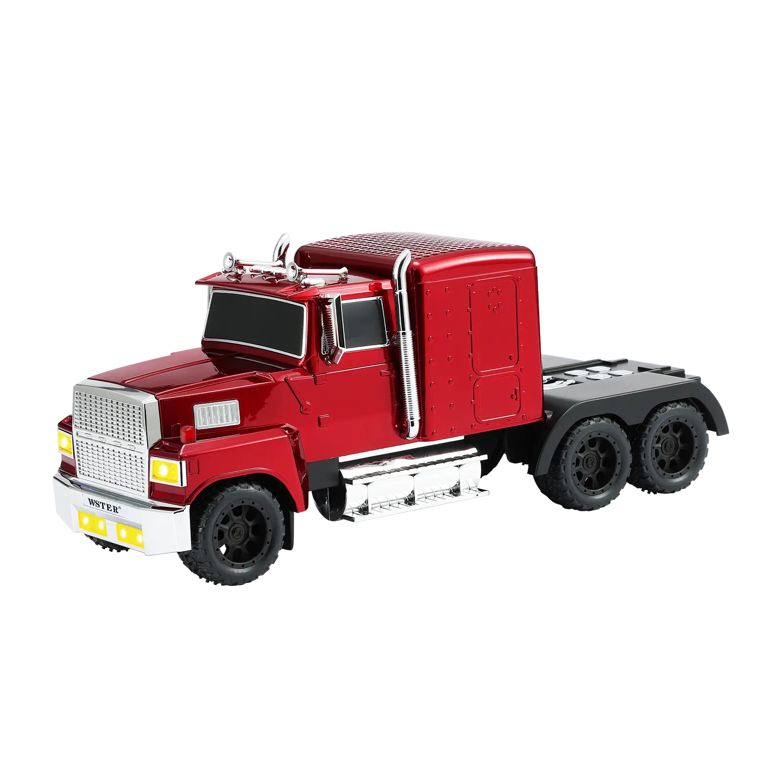 WSTER WS-570 Big Truck Model Bluetooth Speaker with USB TF Card AUX FM Radio TWS Pairing for Home OutdoorBeach Stereo Audio Subwoofers Birthday Gift