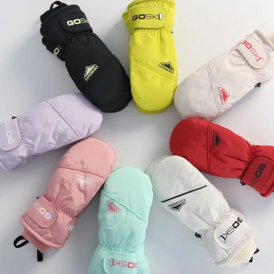 Tough Outdoors Ski Mittens - Waterproof Mittens for Men & Women - Insulated Winter Gloves - Palm Grip Skiing Accessories
