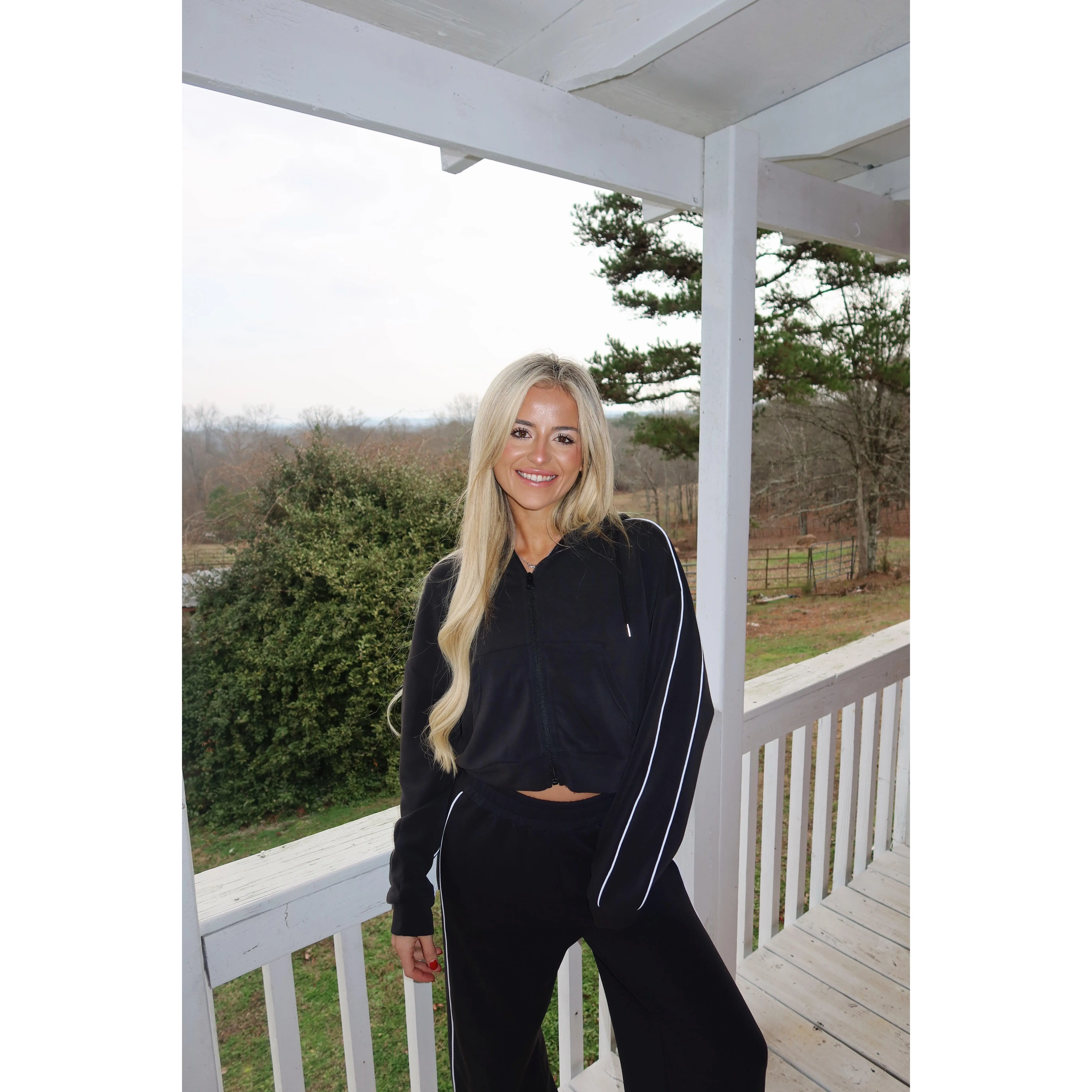 Scuba Zip Up (Black)